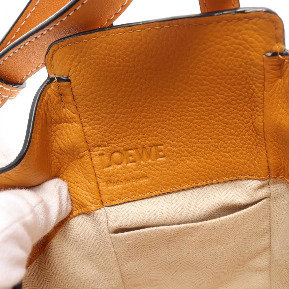 Loewe Hammock Mini Leather Drawstring Handbag Bro… - image 4